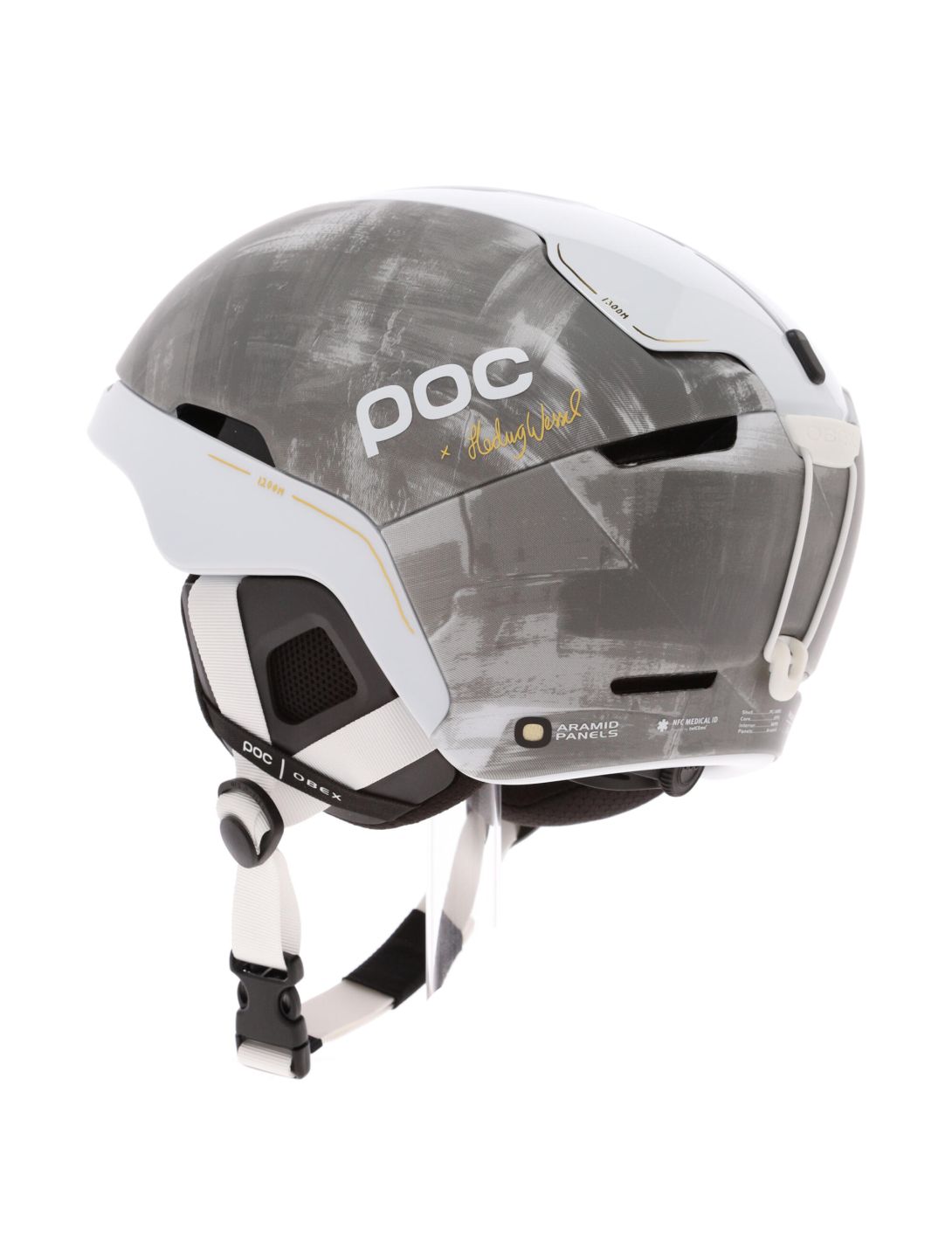 POC, Obex BC MIPS Hedvig Wessel Ed. casco unisex Stetind Grey blanco, gris 