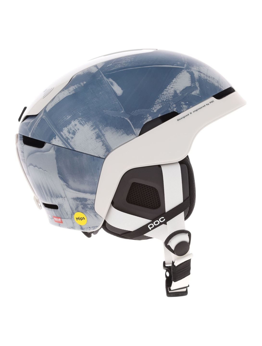 POC, Obex BC MIPS Hedvig Wessel Ed. casco unisex Store Skagastølstind azul, blanco 