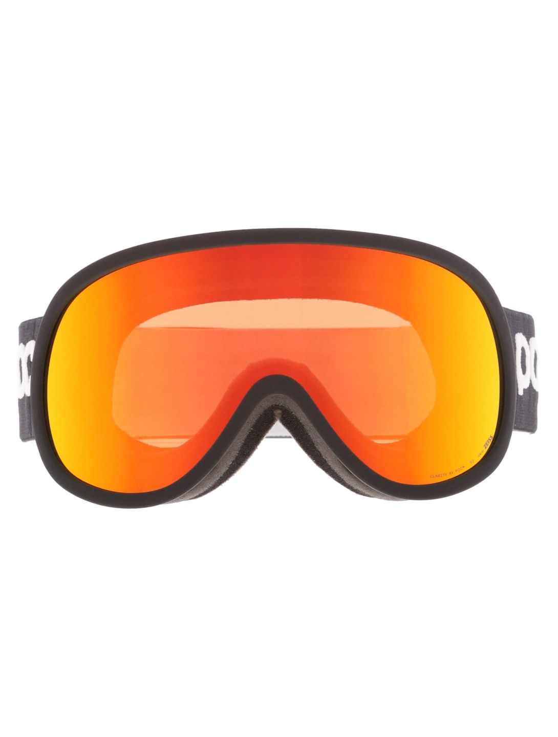 POC, Retina Mid gafas de esquí unisex Uranium Black / Partly Sunny Orange naranja, negro 