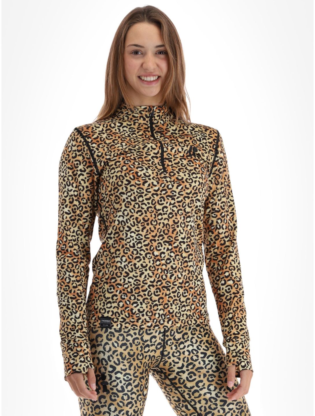 Poederbaas, Animal jersey mujeres Panther Brown marrón 