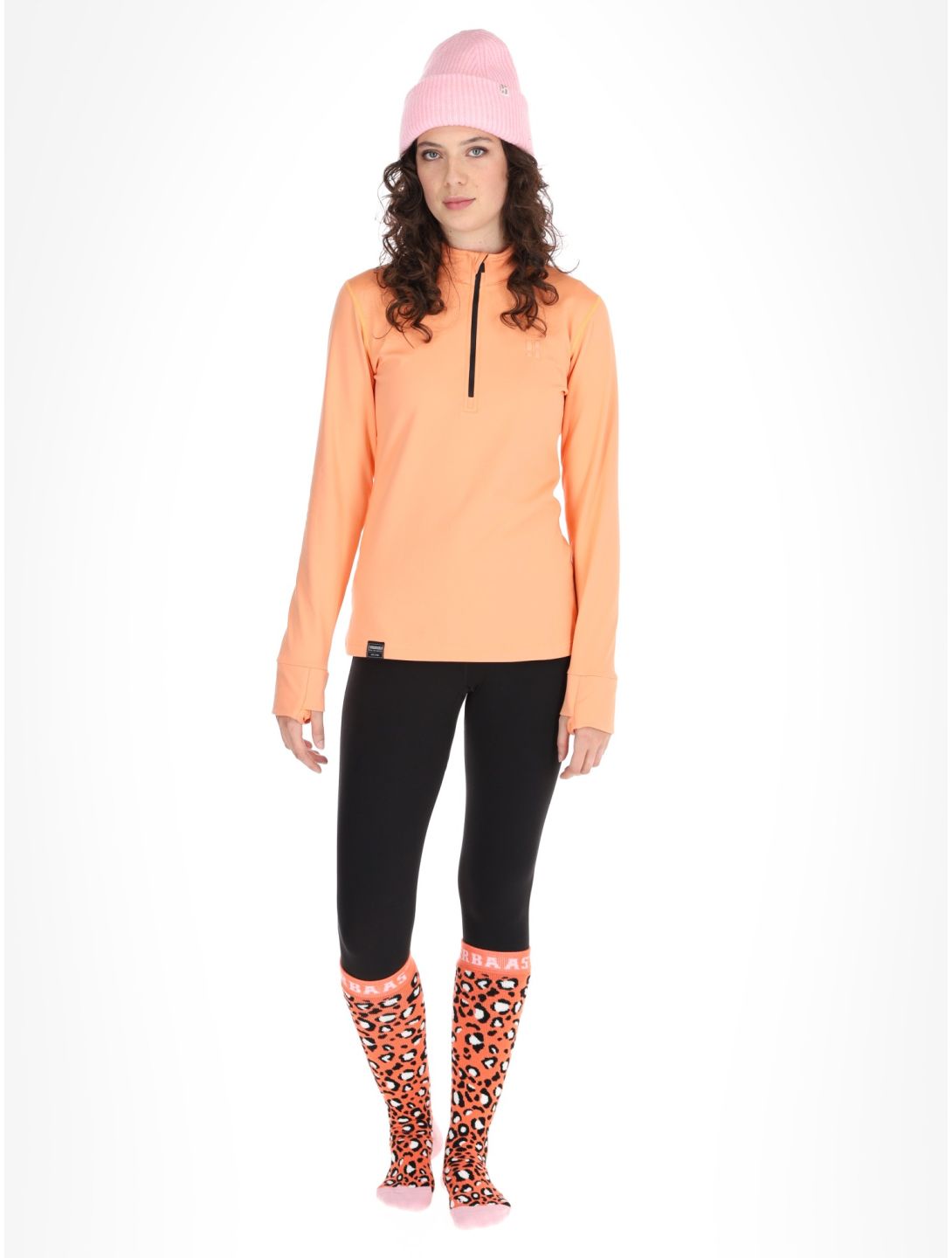 Poederbaas, Arctic jersey mujeres Apricot naranja 