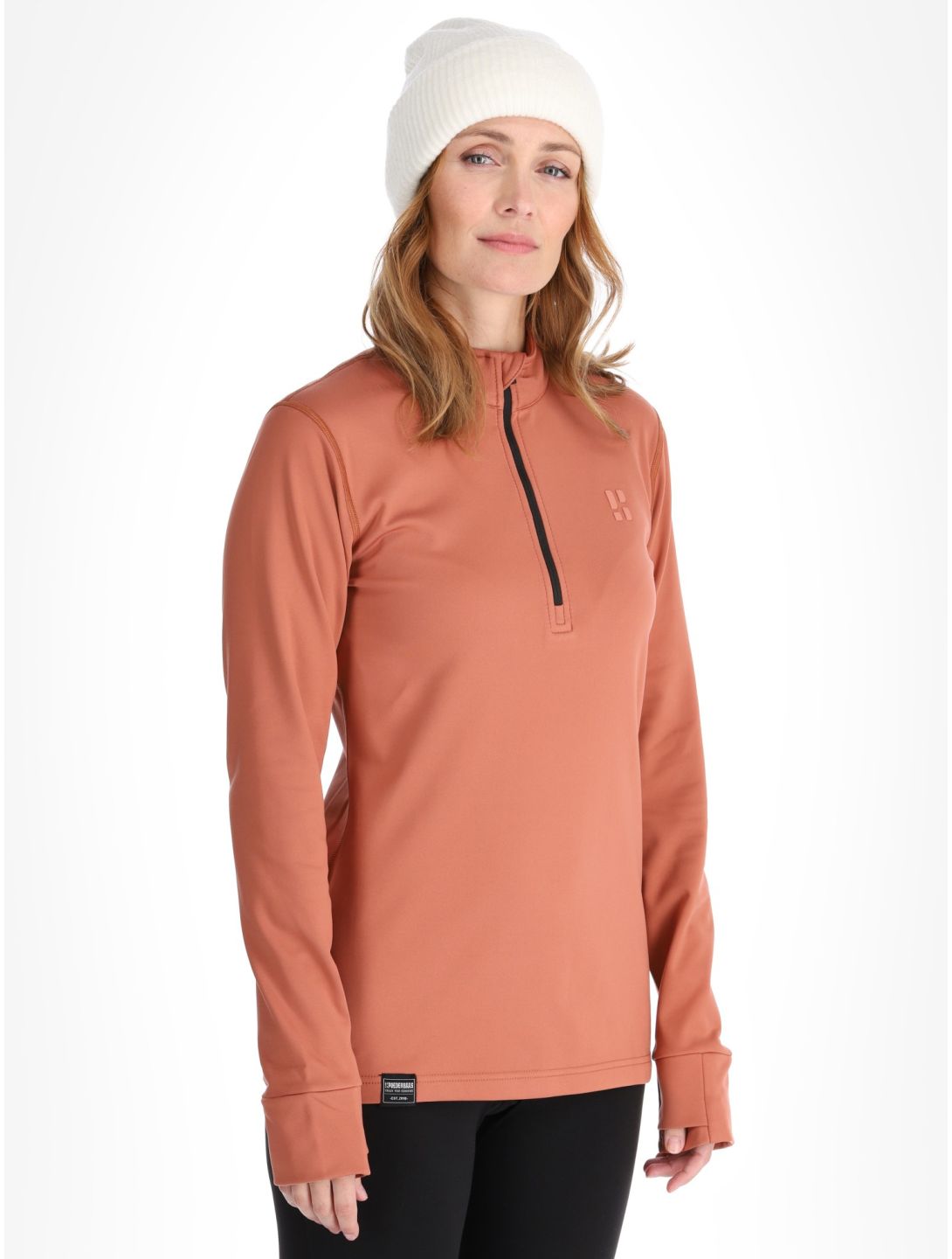 Poederbaas, Arctic jersey mujeres Terracotta marrón 