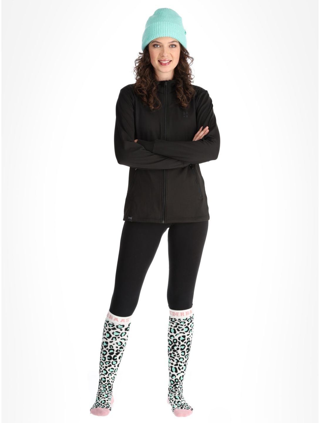 Poederbaas, Arctic Sports Tech chaleco mujeres Black negro 