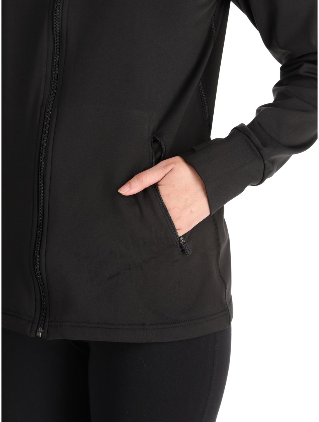 Poederbaas, Arctic Sports Tech chaleco mujeres Black negro 