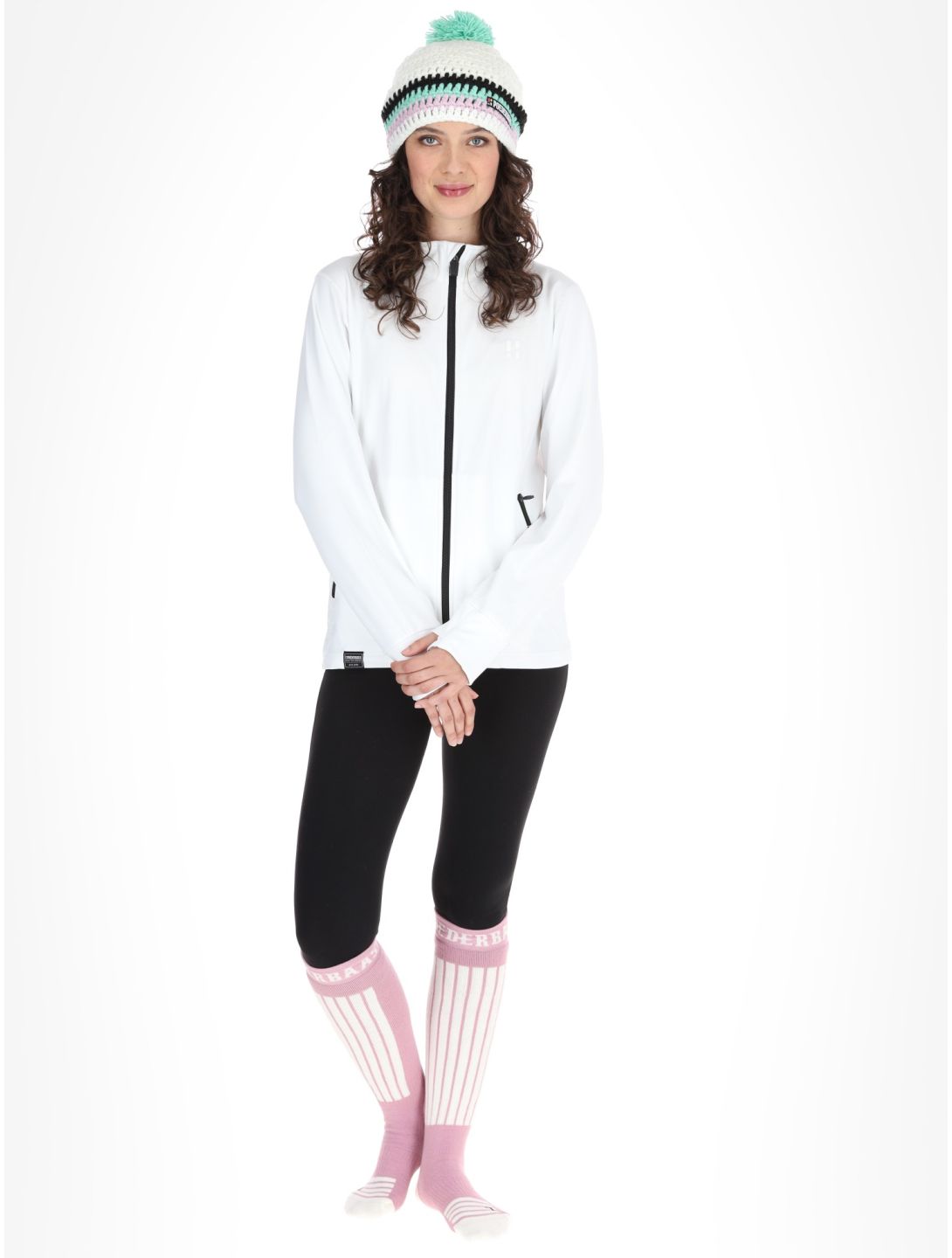 Poederbaas, Arctic Sports Tech chaleco mujeres Off White blanco 