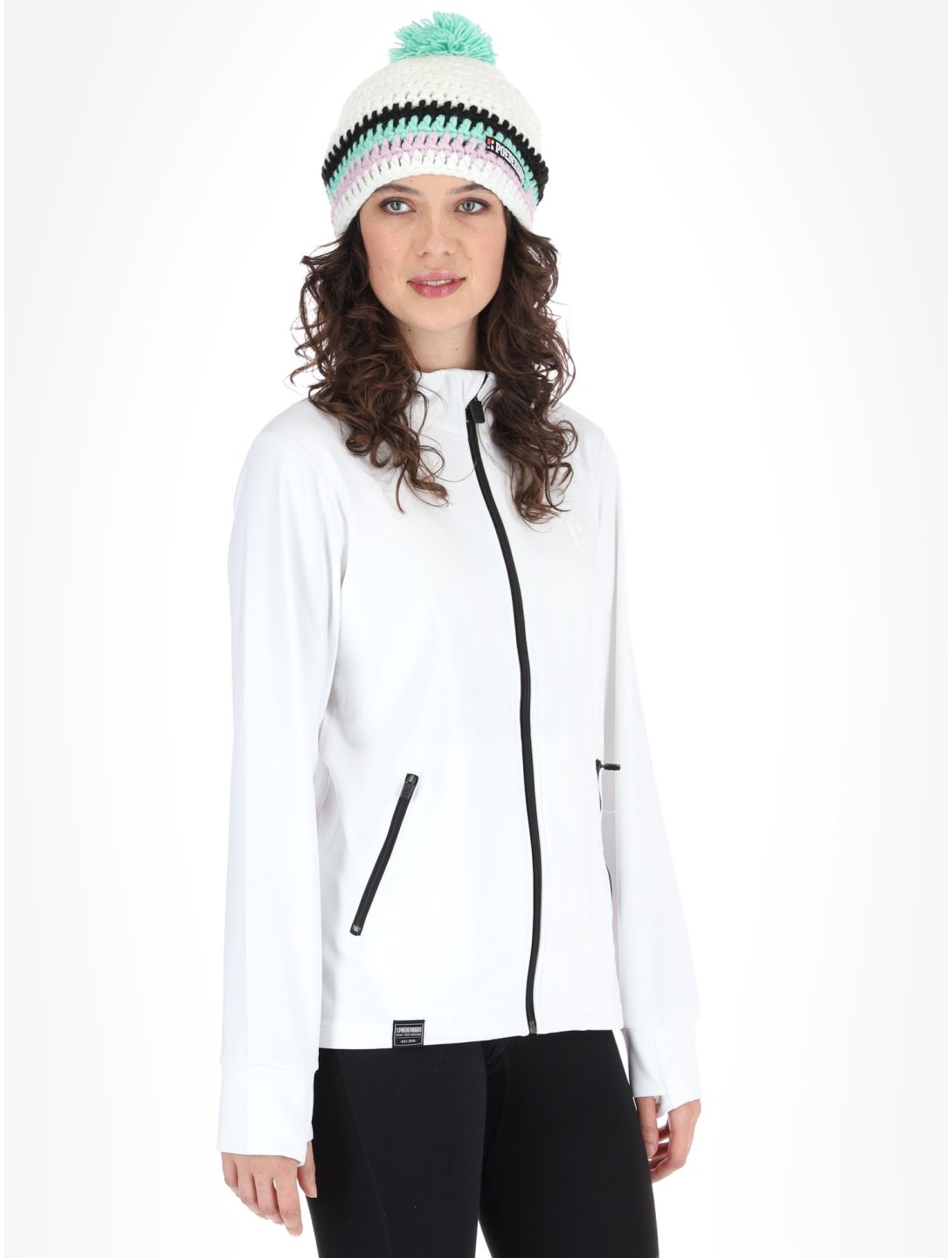 Poederbaas, Arctic Sports Tech chaleco mujeres Off White blanco 