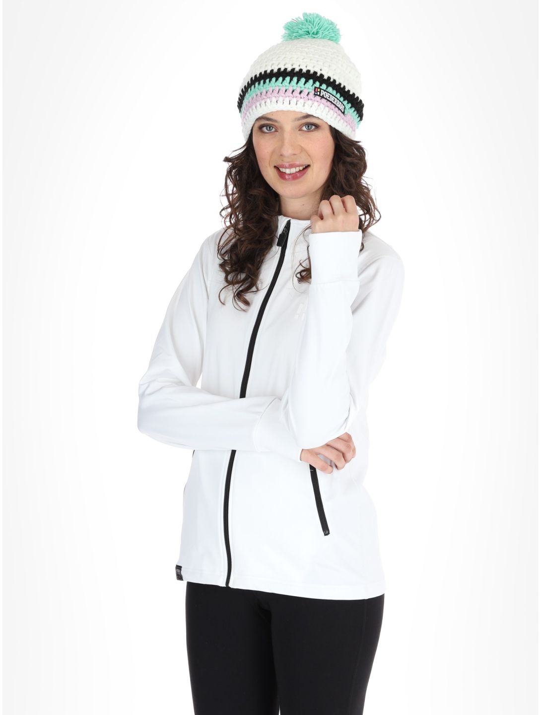 Poederbaas, Arctic Sports Tech chaleco mujeres Off White blanco 