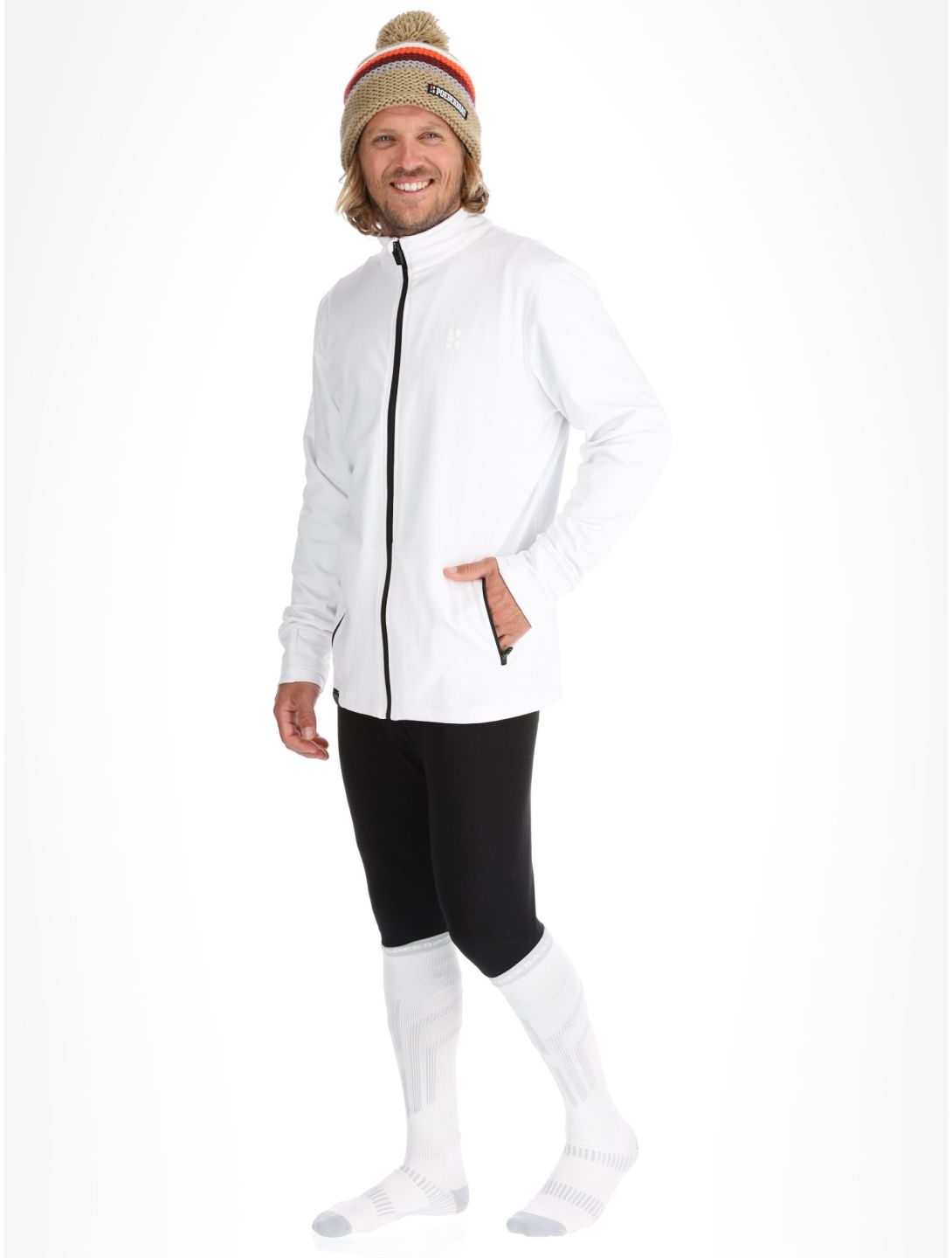 Poederbaas, Arctic Sports Tech chaleco hombres Off White blanco 