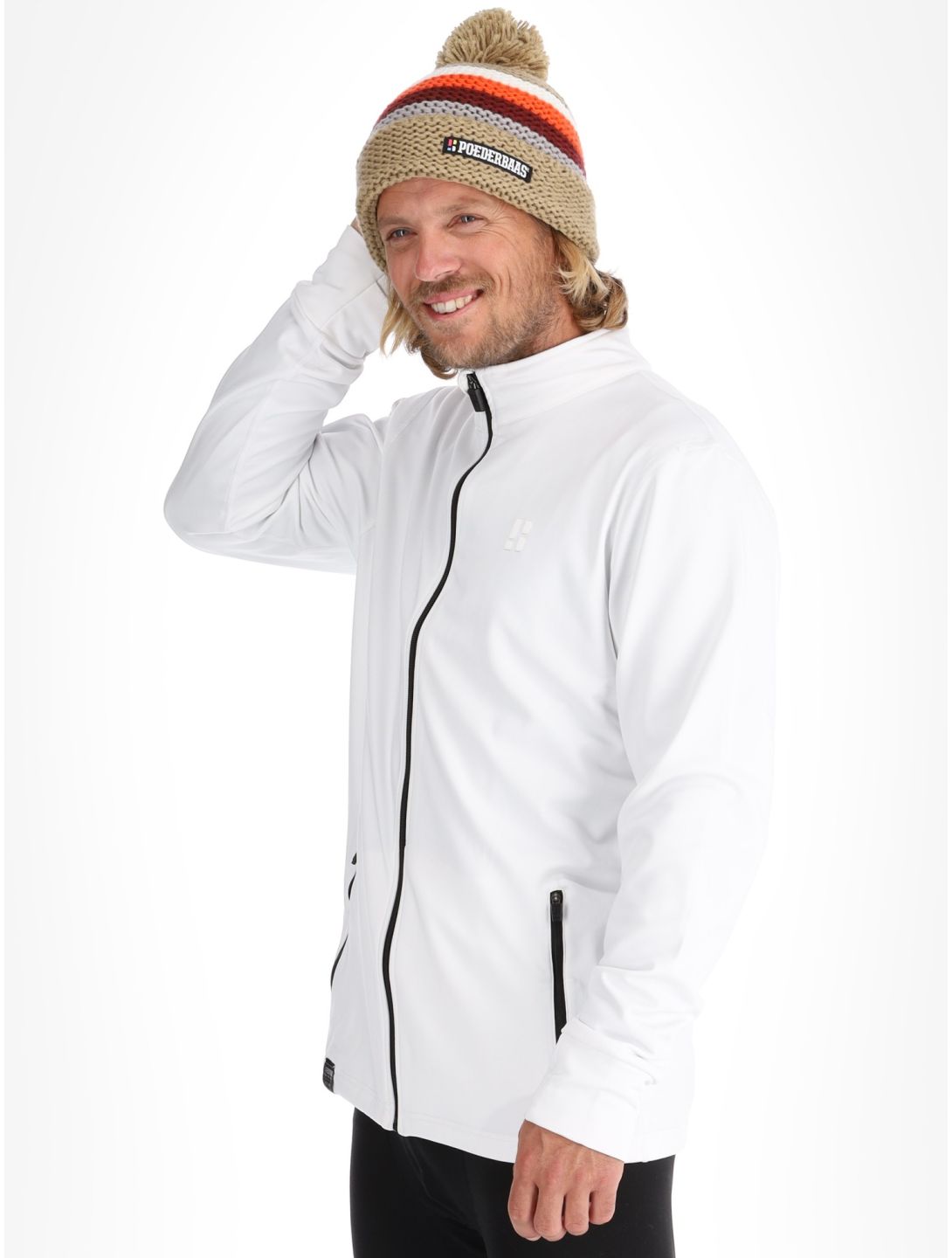 Poederbaas, Arctic Sports Tech chaleco hombres Off White blanco 