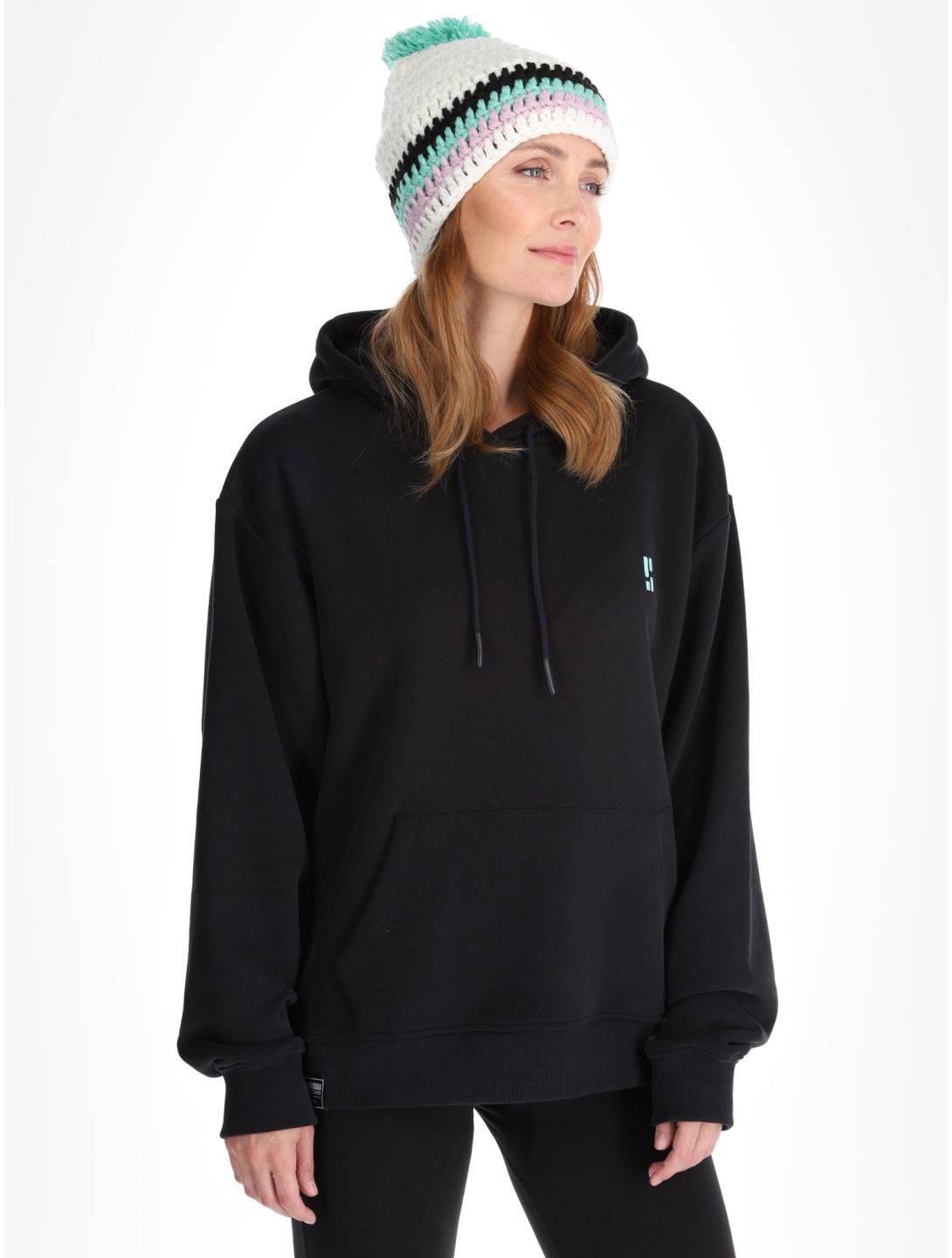 Poederbaas, Arty Hoody sudadera mujeres Black negro 