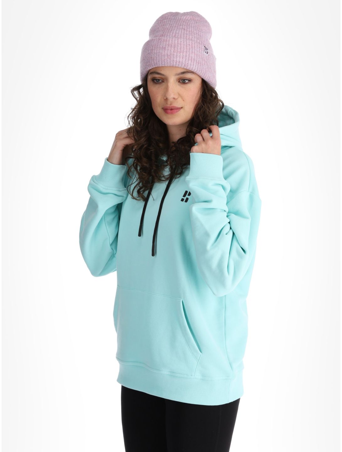 Poederbaas, Arty Hoody sudadera mujeres Mint verde 