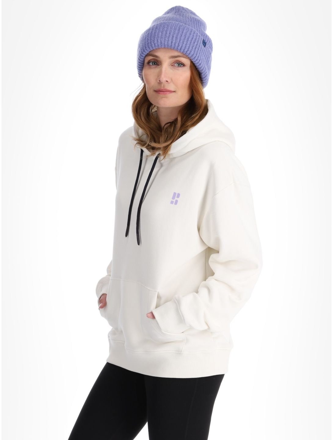 Poederbaas, Arty Hoody sudadera mujeres Off White blanco 