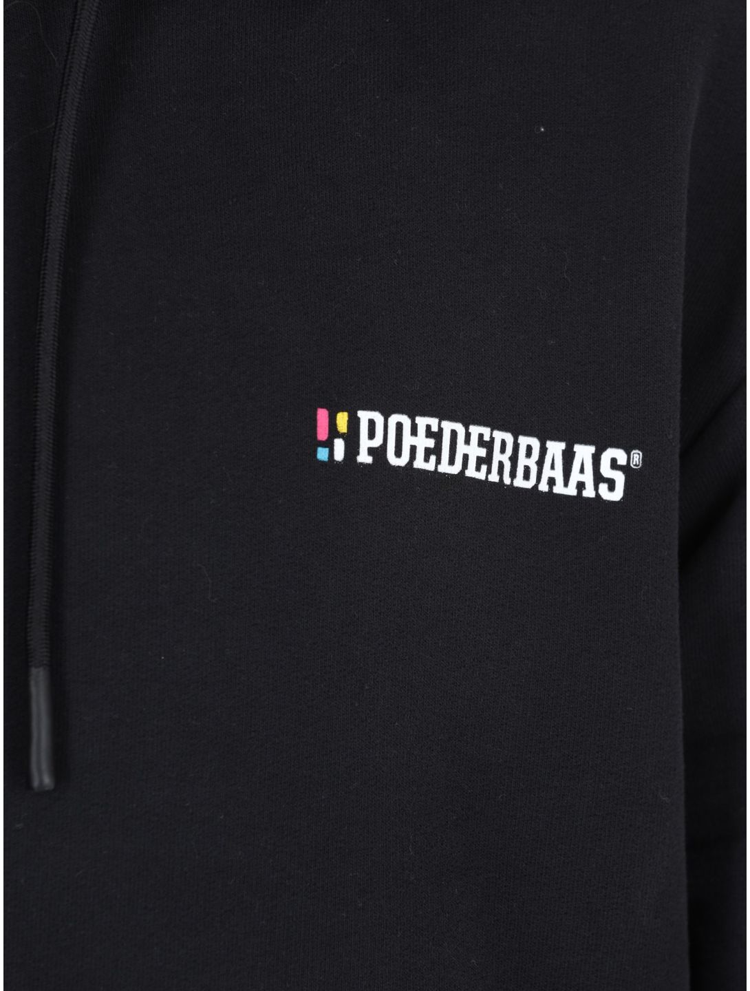 Poederbaas, Arty Hoody sudadera hombres Black negro 