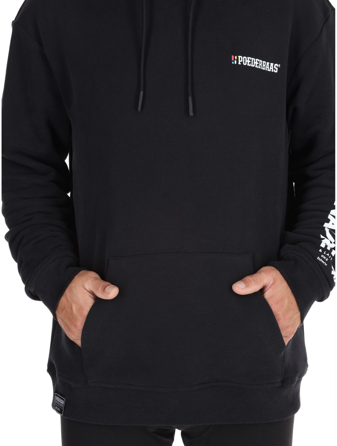 Poederbaas, Arty Hoody sudadera hombres Black negro 