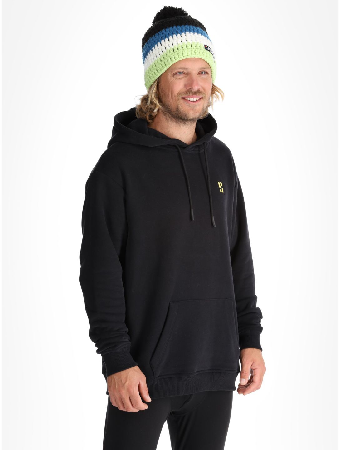 Poederbaas, Arty Hoody sudadera hombres Black negro 