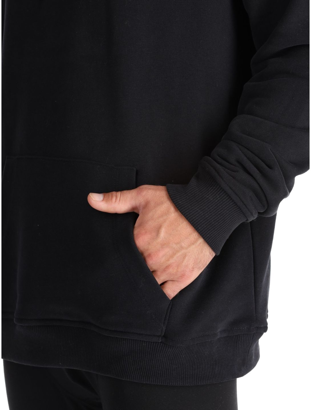 Poederbaas, Arty Hoody sudadera hombres Black negro 