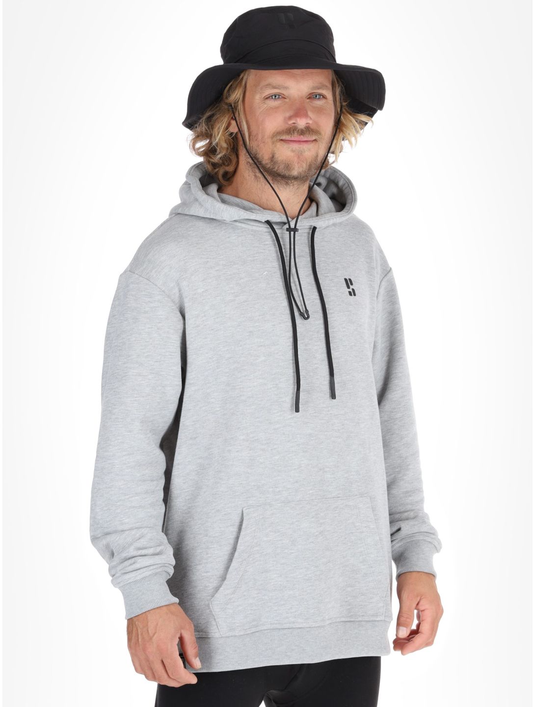 Poederbaas, Arty Hoody sudadera hombres Grey gris 