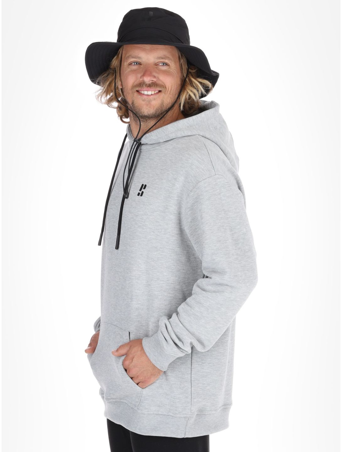 Poederbaas, Arty Hoody sudadera hombres Grey gris 