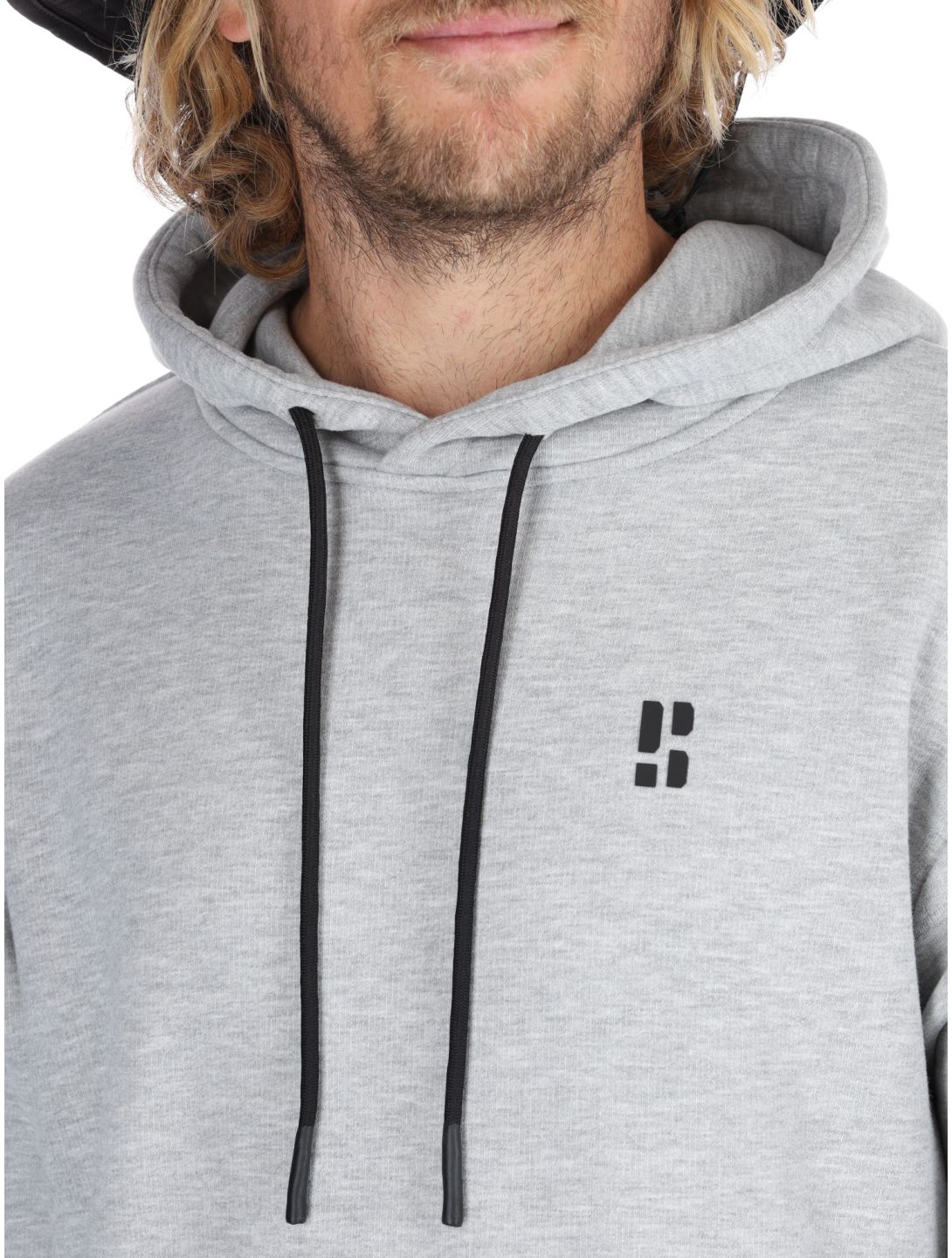 Poederbaas, Arty Hoody sudadera hombres Grey gris 