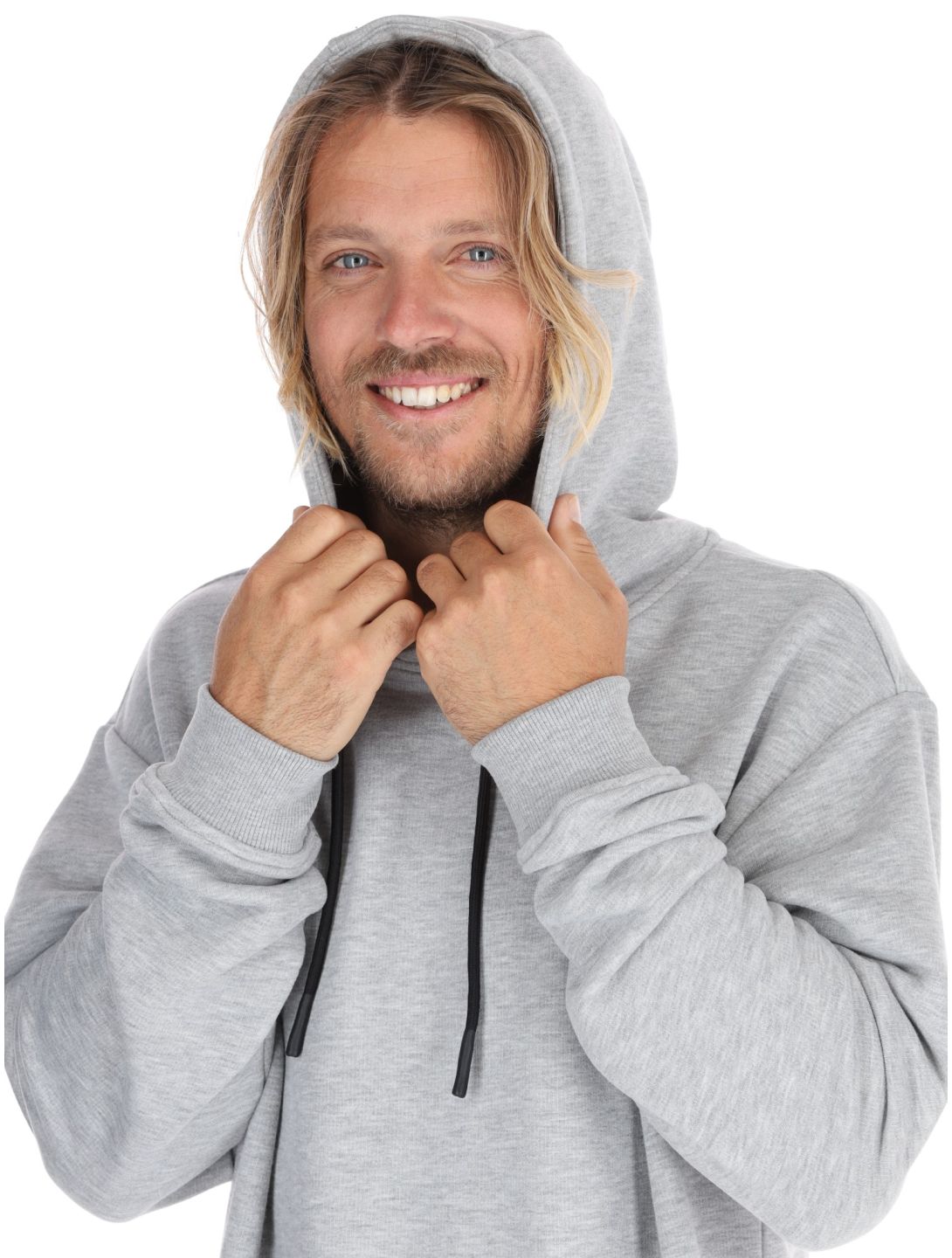 Poederbaas, Arty Hoody sudadera hombres Grey gris 