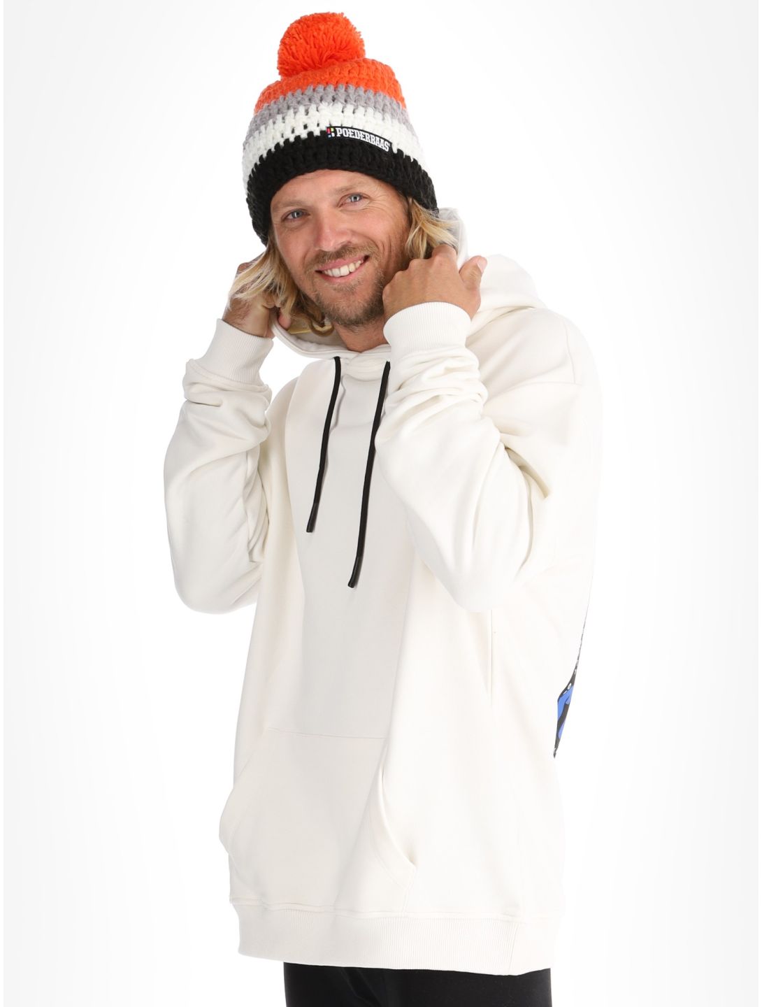 Poederbaas, Arty Hoody sudadera hombres Off White blanco 