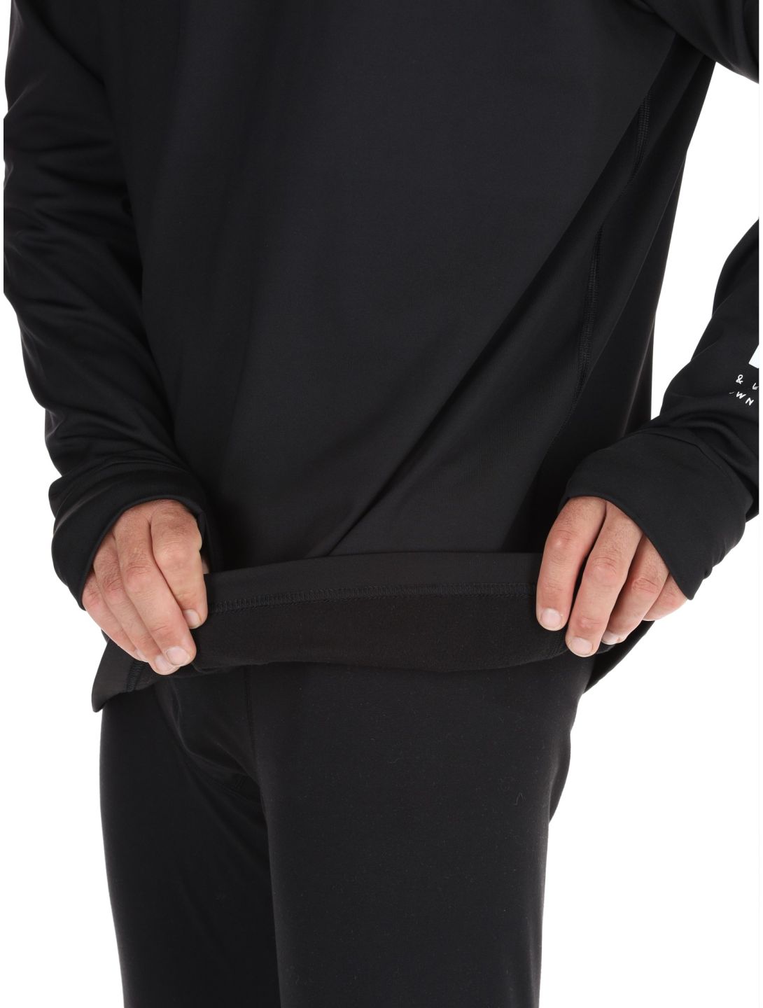 Poederbaas, Arty Longsleeve sudadera hombres Black negro 