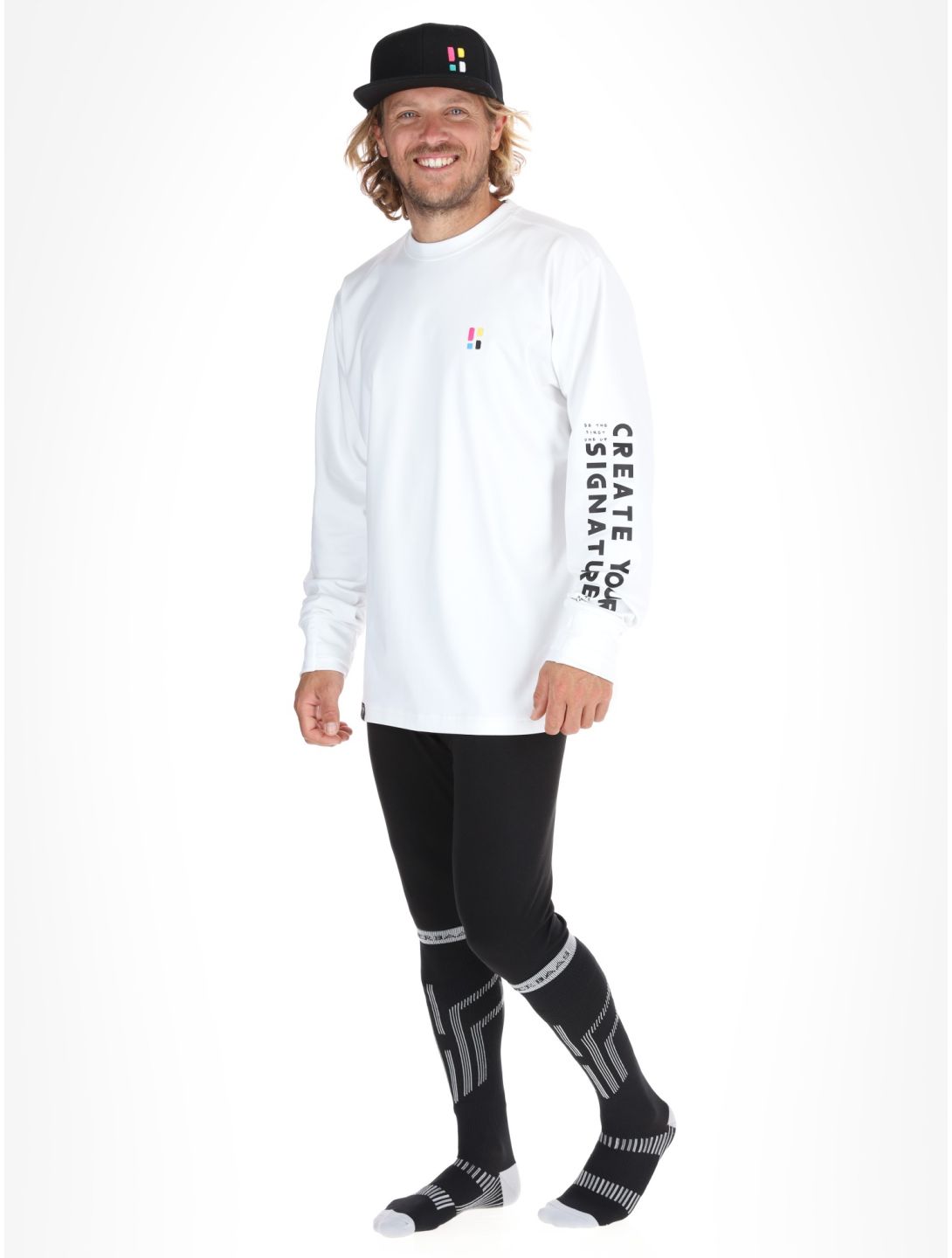 Poederbaas, Arty Longsleeve sudadera hombres Off White blanco 