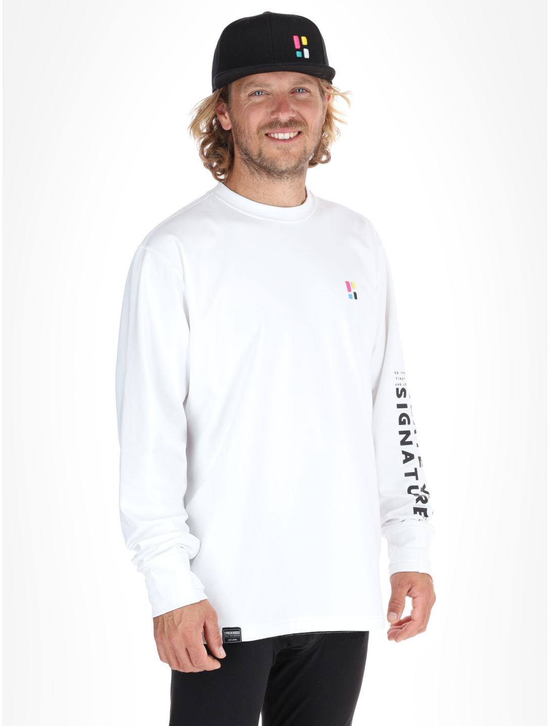 Poederbaas, Arty Longsleeve sudadera hombres Off White blanco 