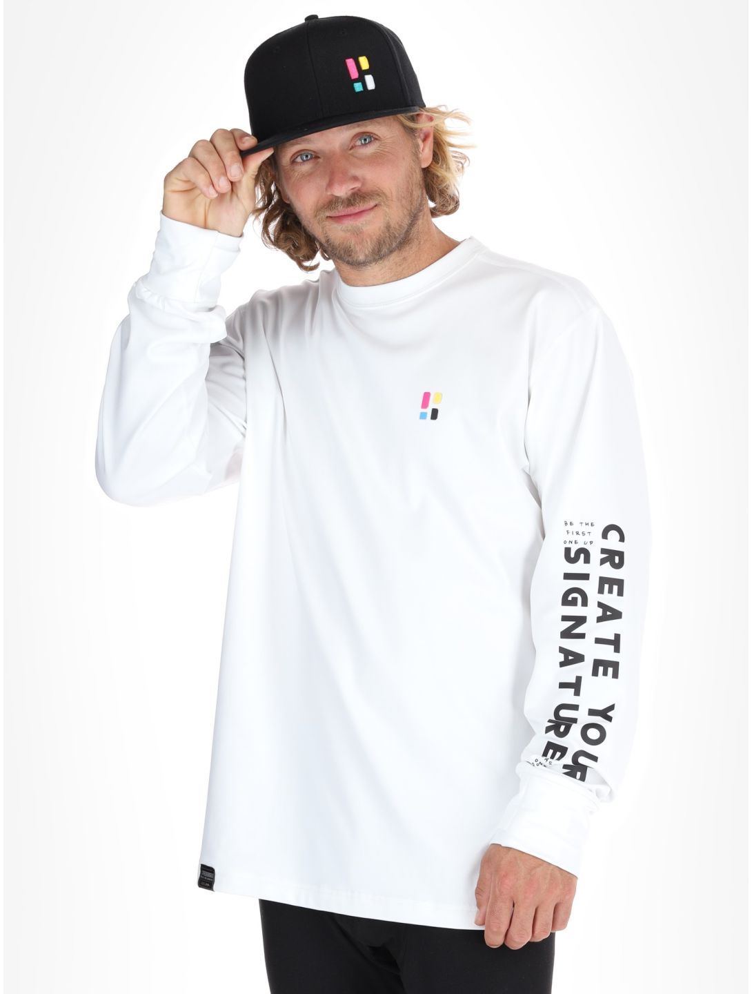 Poederbaas, Arty Longsleeve sudadera hombres Off White blanco 