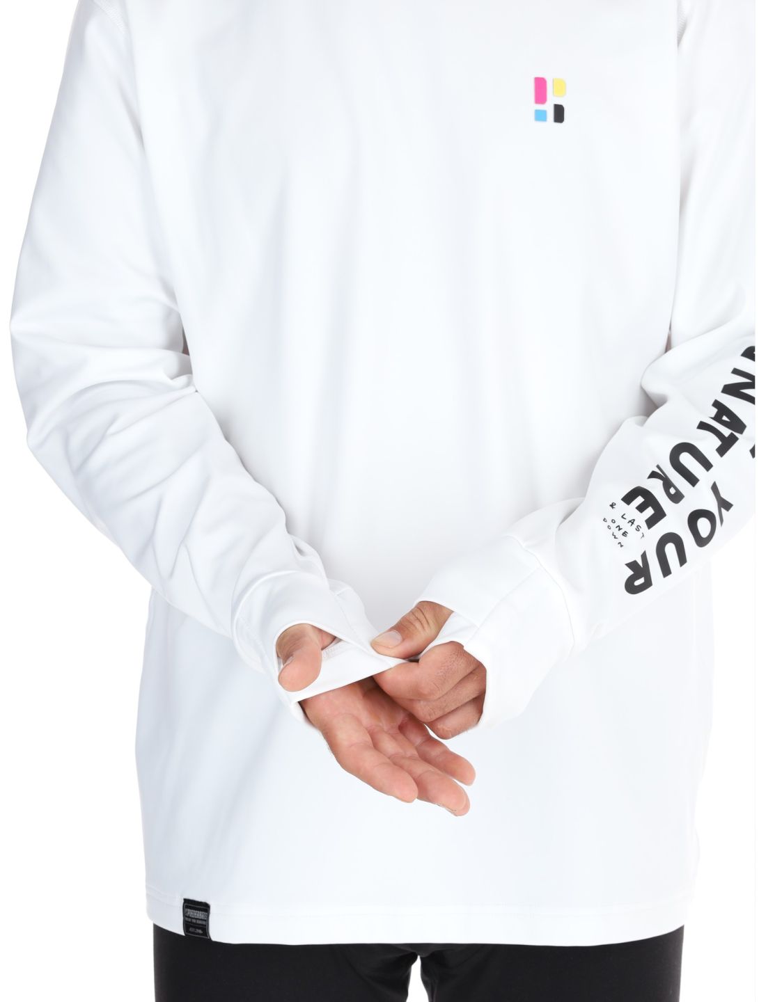 Poederbaas, Arty Longsleeve sudadera hombres Off White blanco 