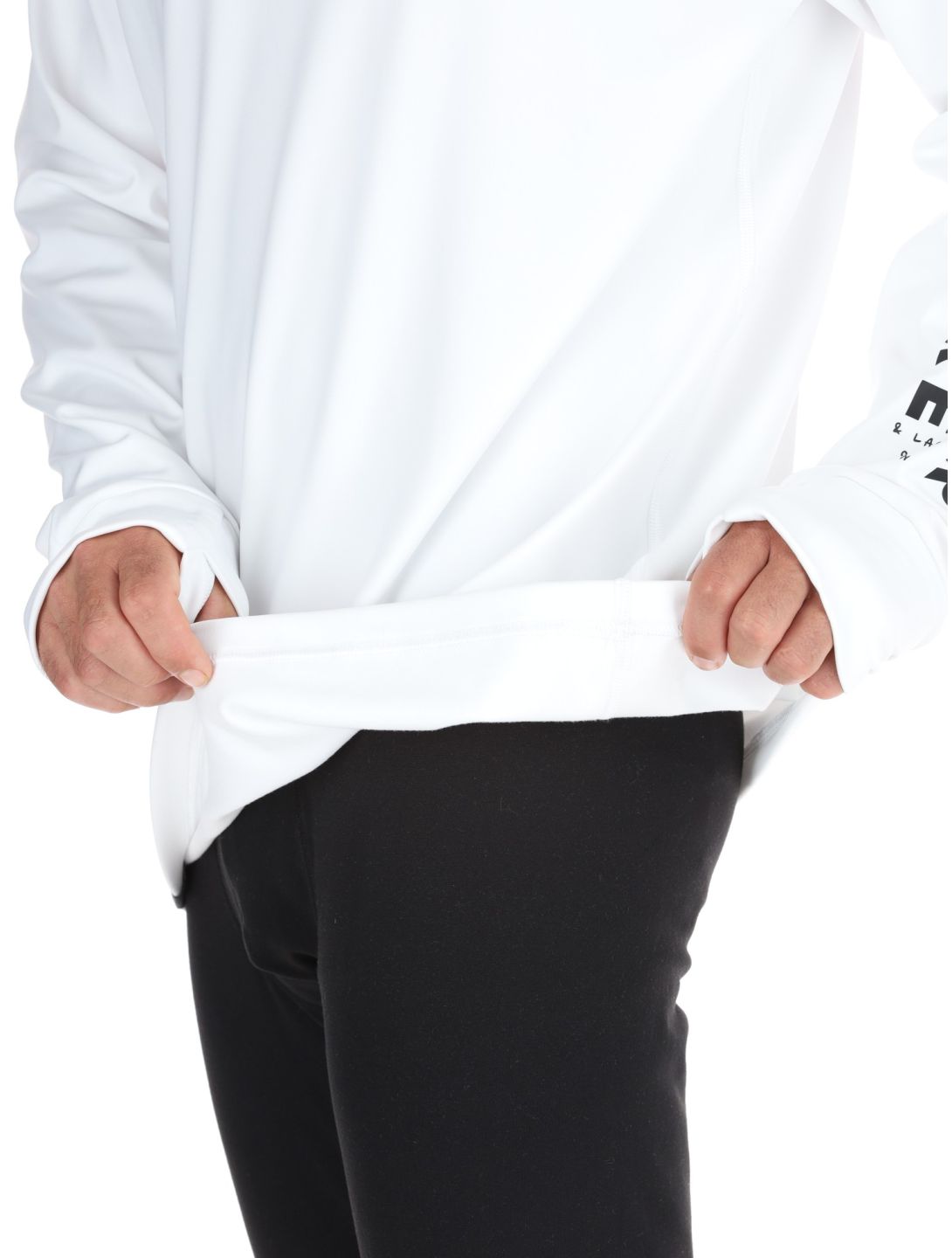 Poederbaas, Arty Longsleeve sudadera hombres Off White blanco 