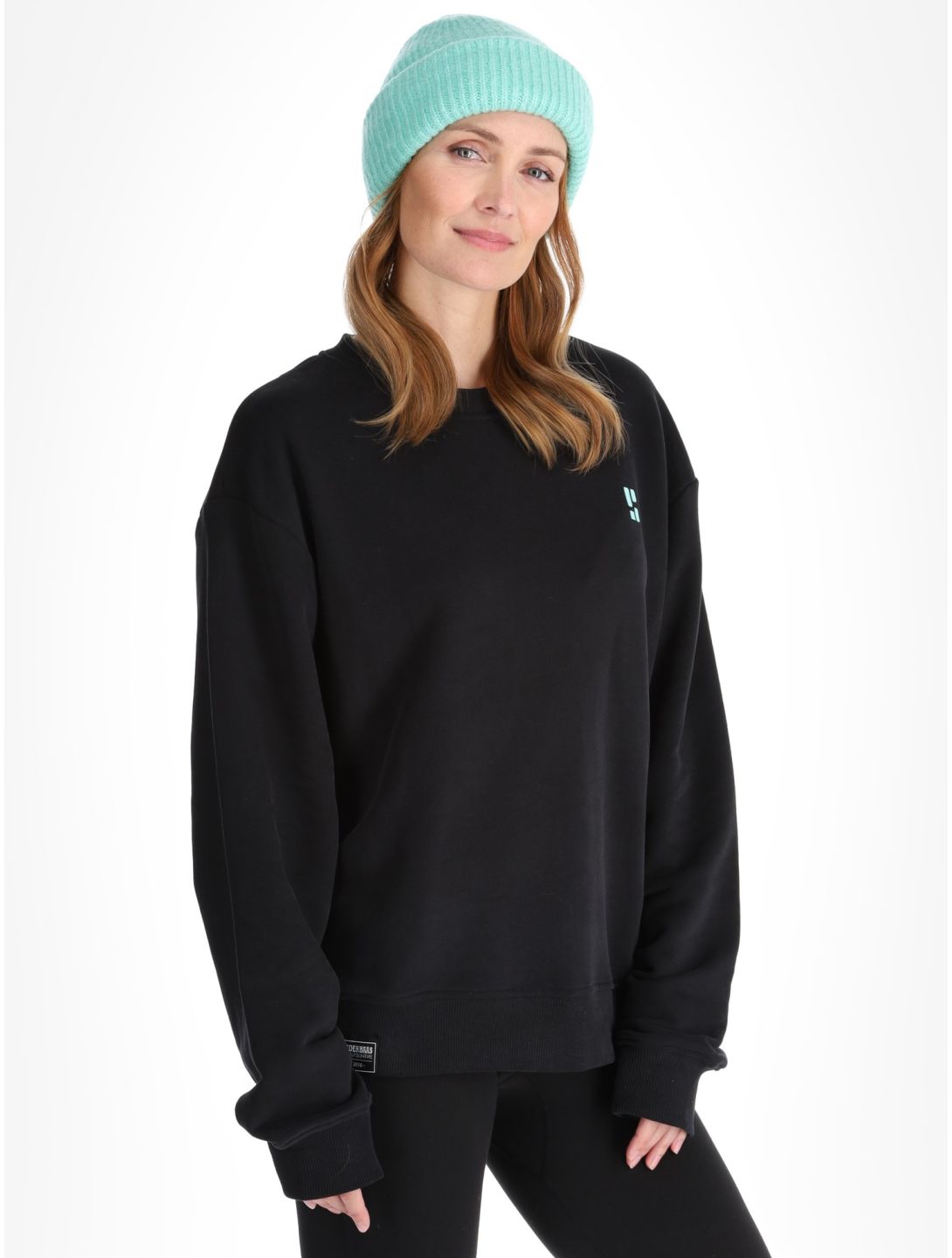 Poederbaas, Arty Sweater sudadera mujeres Black negro 