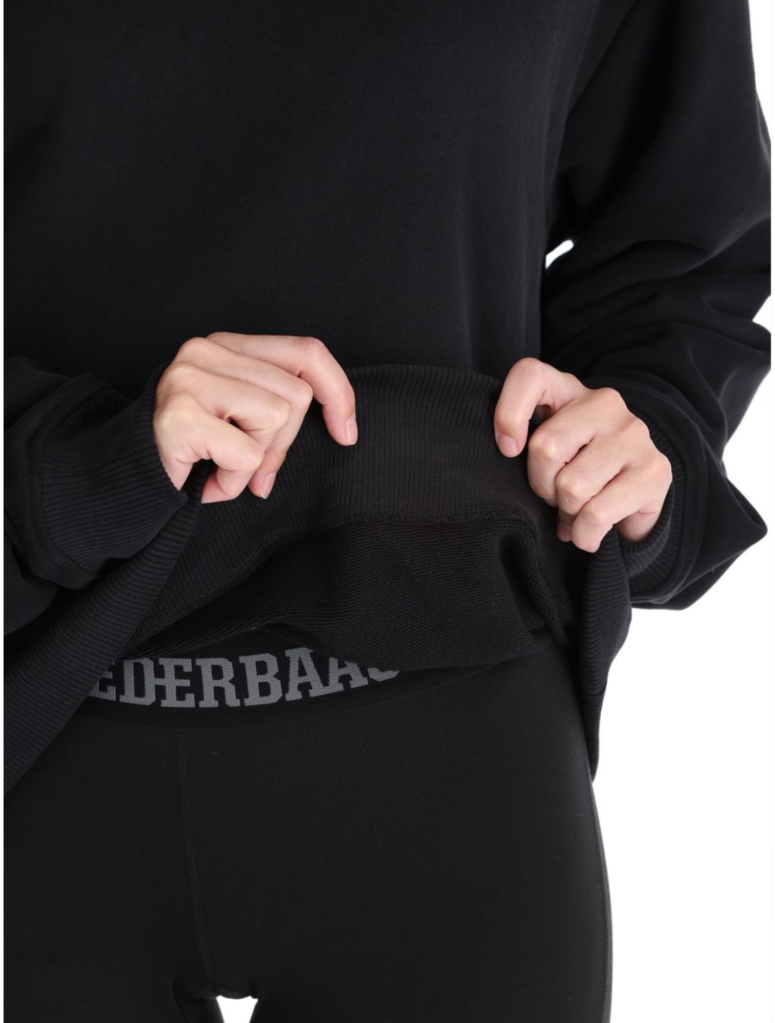 Poederbaas, Arty Sweater sudadera mujeres Black negro 