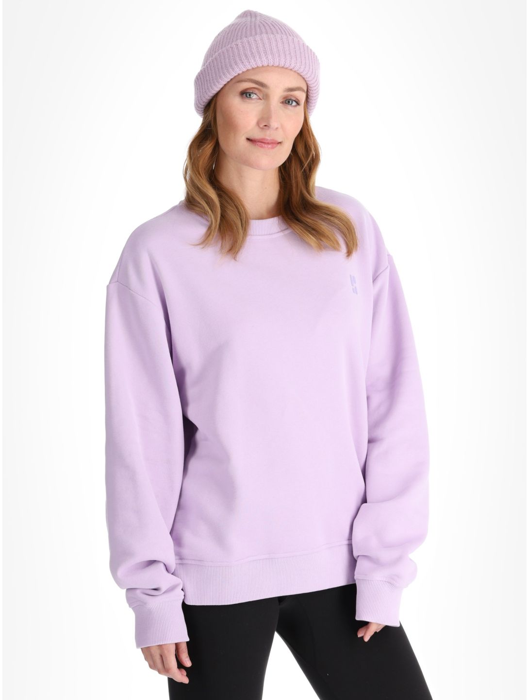 Poederbaas, Arty Sweater sudadera mujeres Lila púrpura 