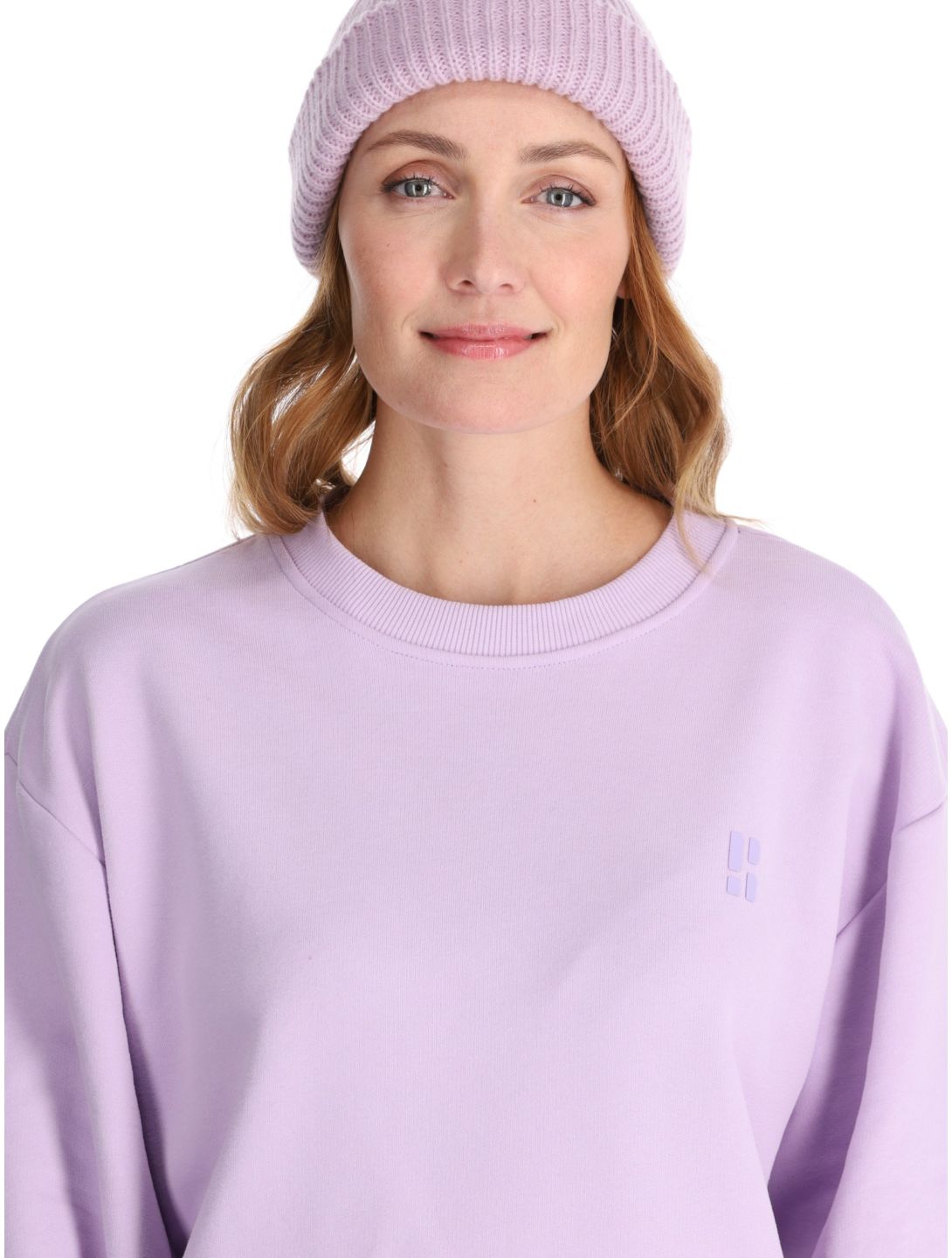 Poederbaas, Arty Sweater sudadera mujeres Lila púrpura 