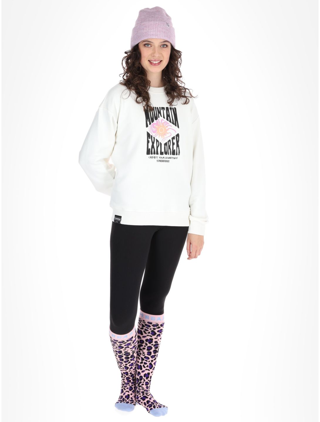 Poederbaas, Arty Sweater sudadera mujeres Off White blanco 