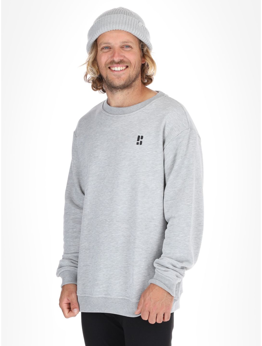 Poederbaas, Arty Sweater sudadera hombres Grey gris 