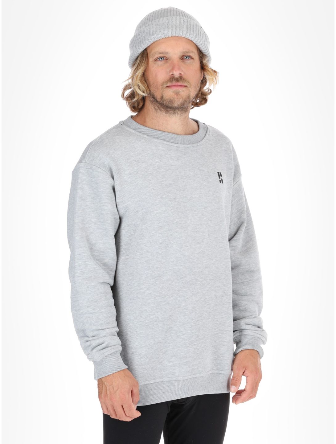 Poederbaas, Arty Sweater sudadera hombres Grey gris 