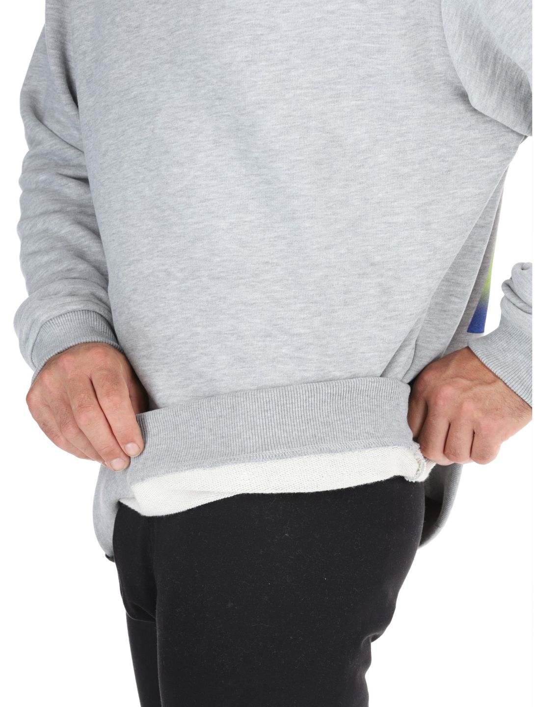 Poederbaas, Arty Sweater sudadera hombres Grey gris 