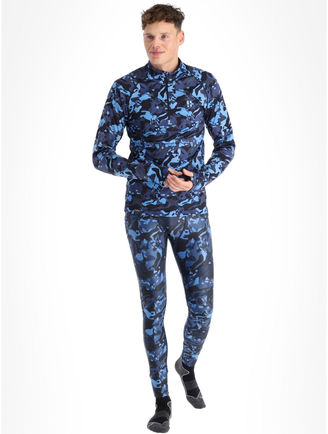 Poederbaas, Camo jersey hombres Navy azul 