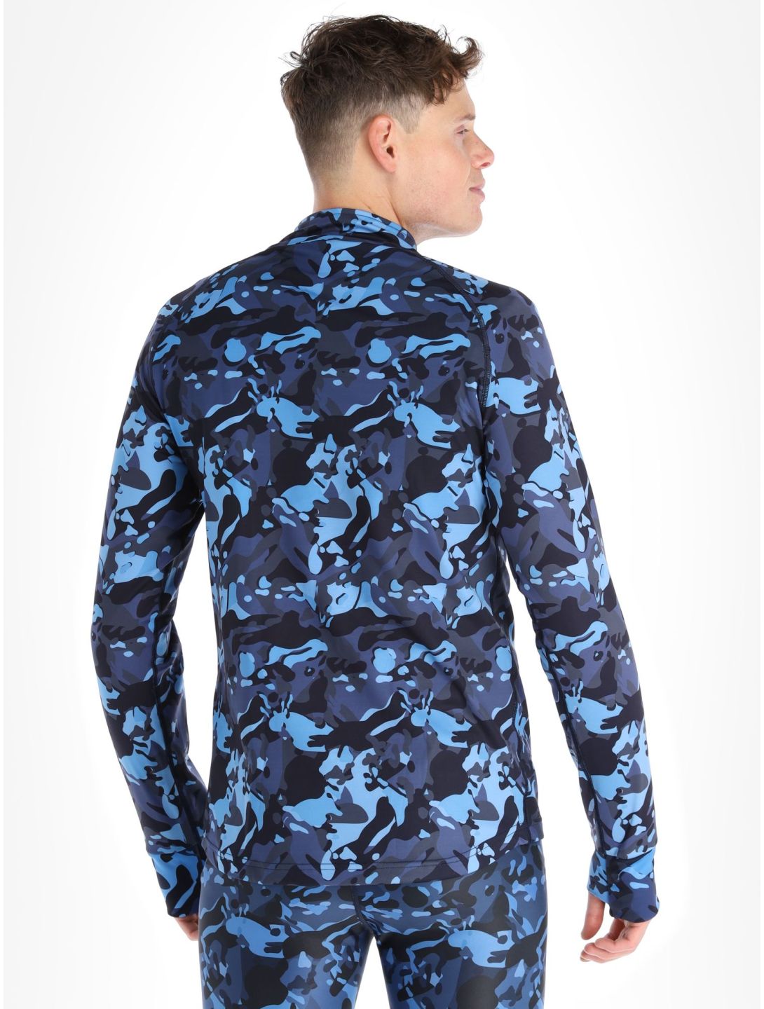 Poederbaas, Camo jersey hombres Navy azul 