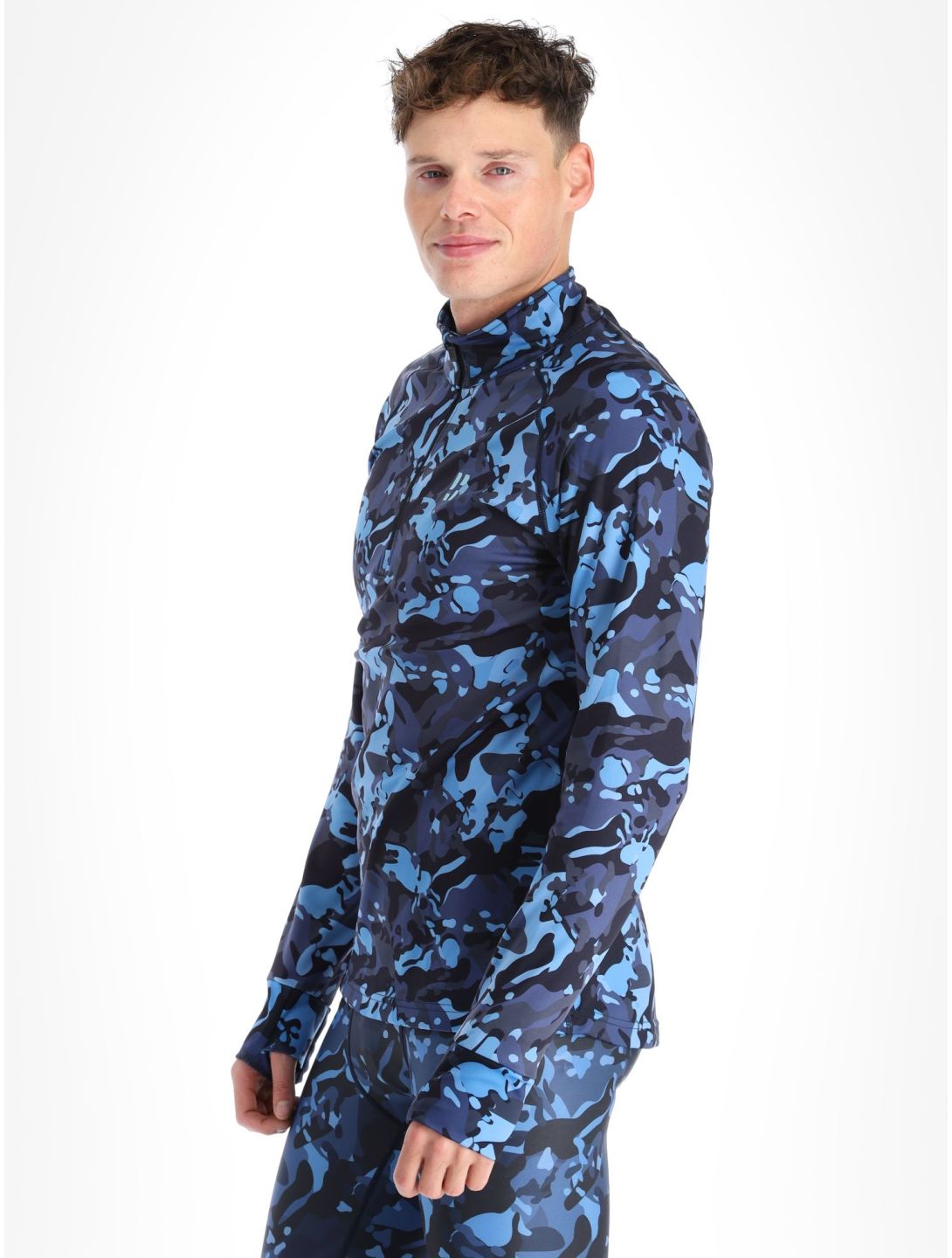 Poederbaas, Camo jersey hombres Navy azul 