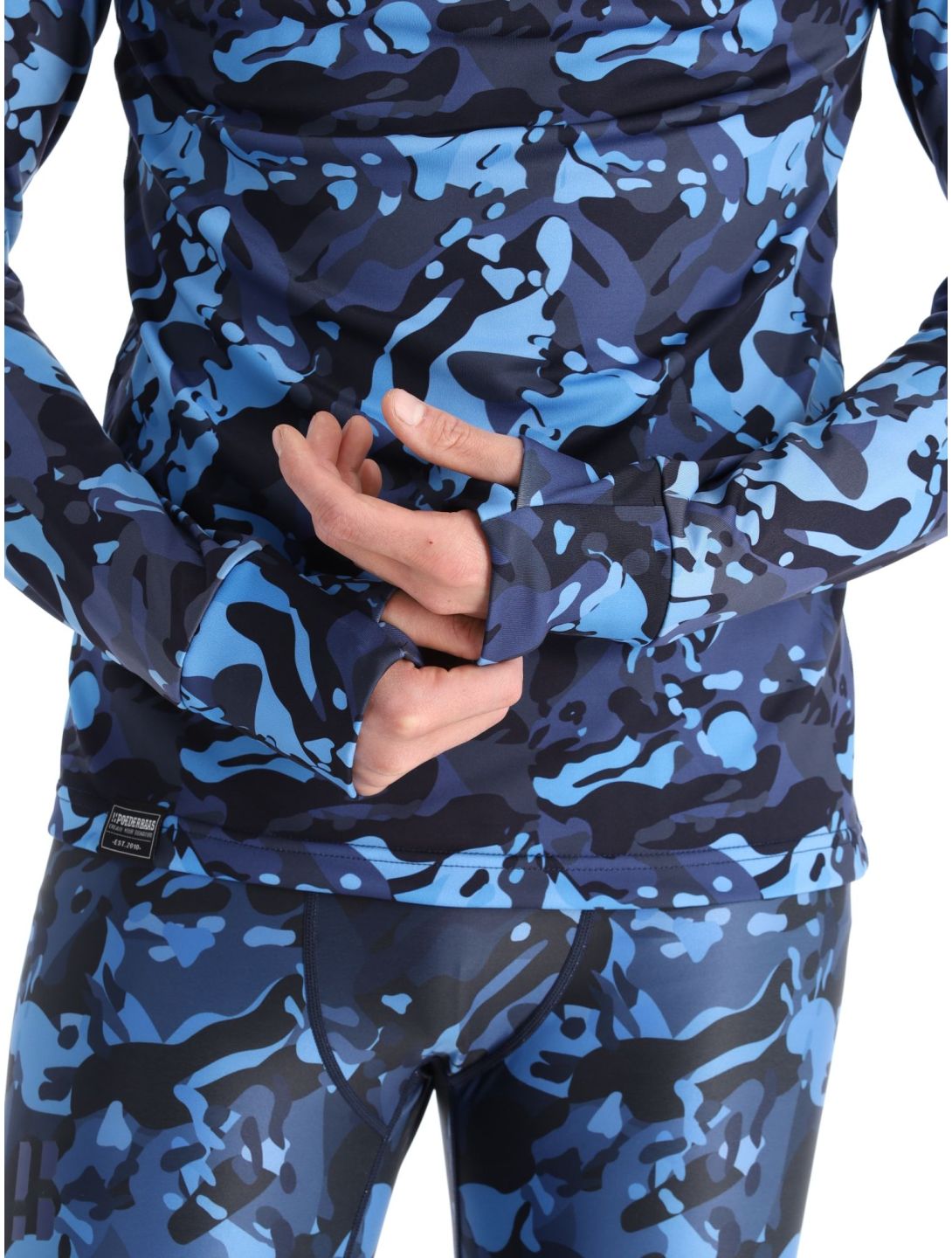 Poederbaas, Camo jersey hombres Navy azul 