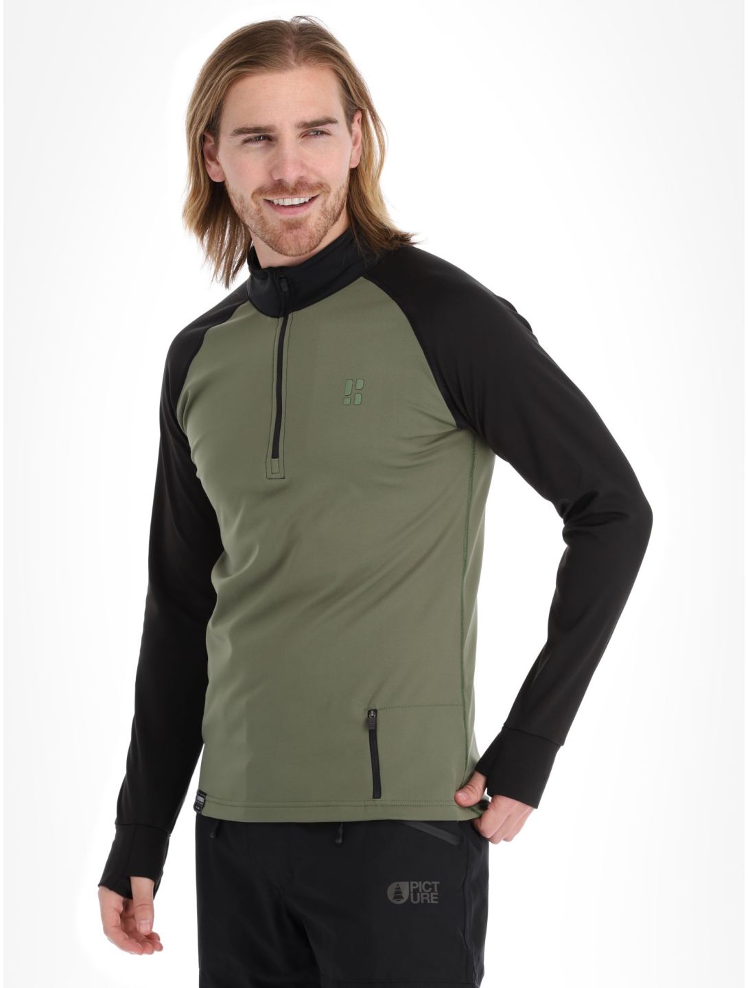 Poederbaas, Duo jersey hombres Green Black negro, verde 