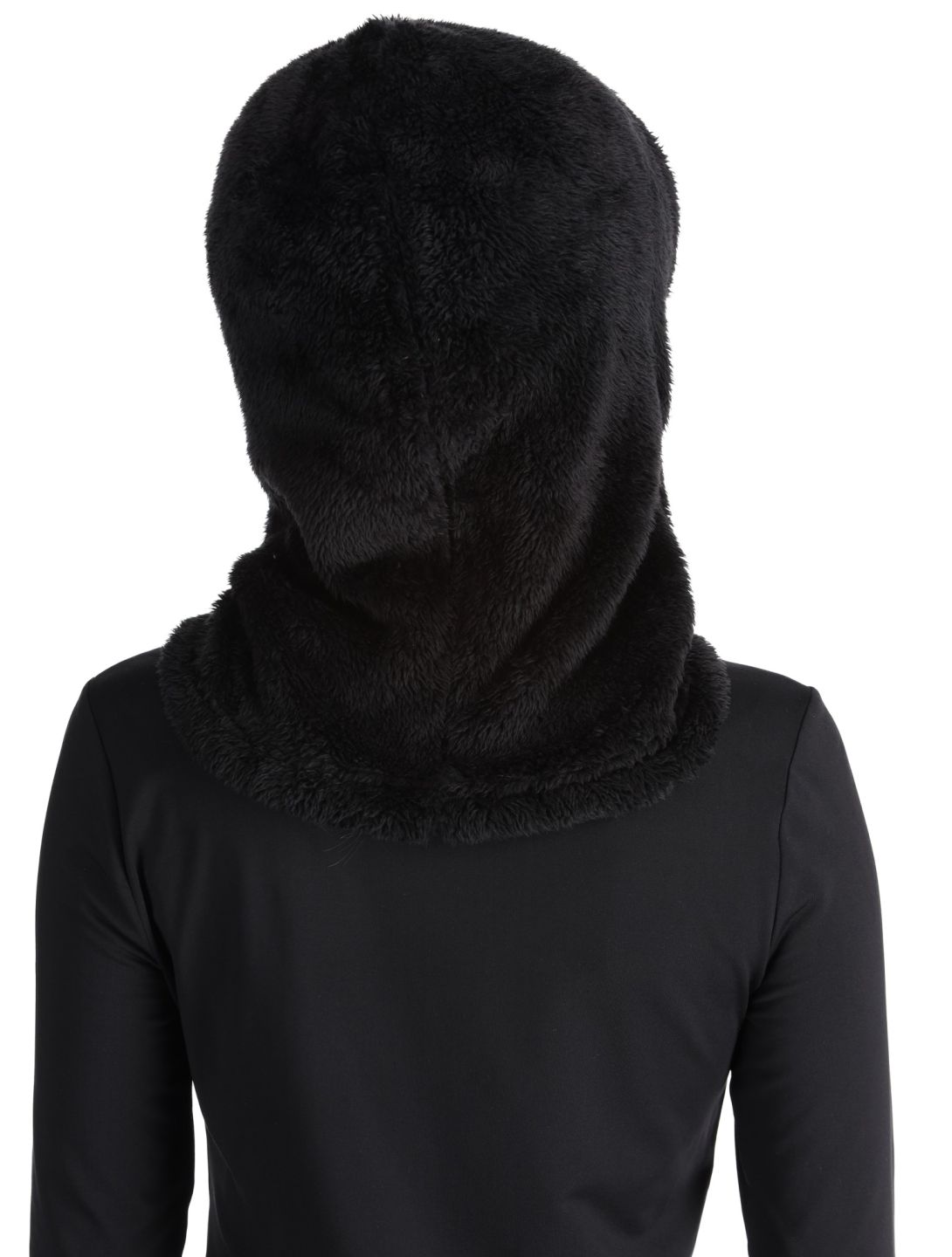 Poederbaas, Fluffy Balaclava mascara de esqui unisex Black negro 