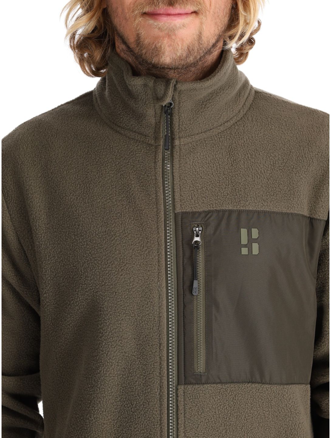 Poederbaas, Four Seasons Fleece chaleco hombres Green verde 