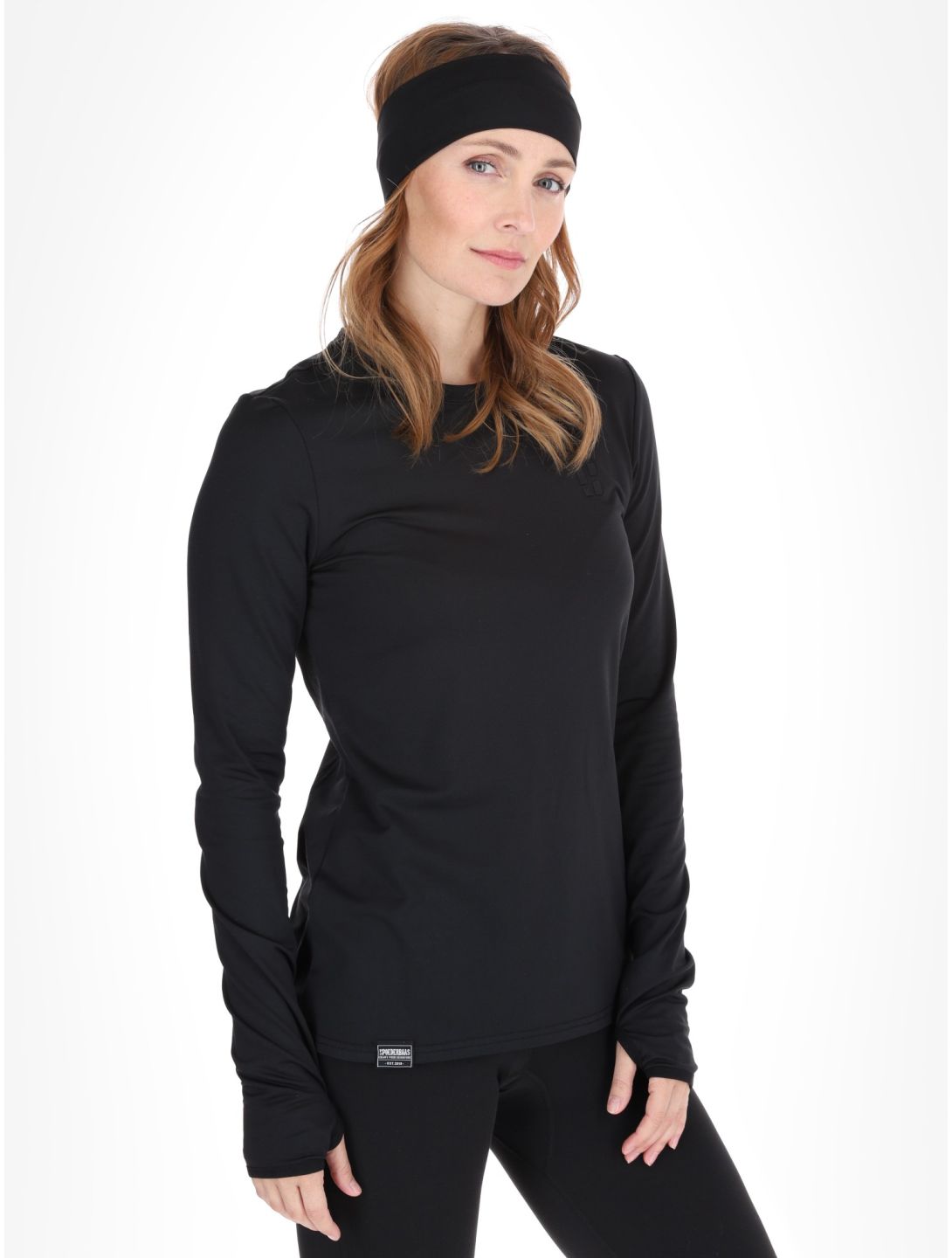 Poederbaas, Four Seasons Lightweight Longsleeve chaleco mujeres Black negro 