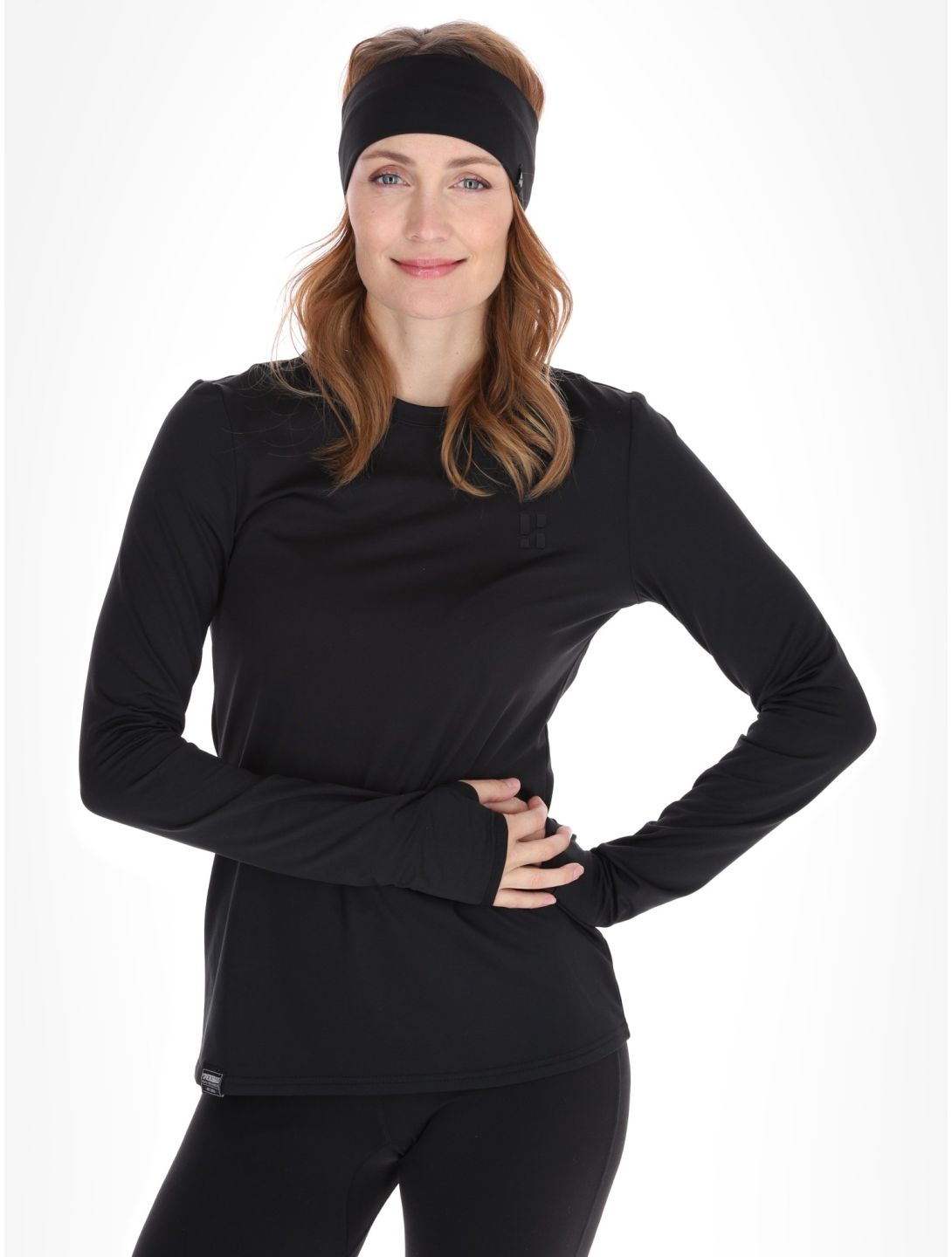 Poederbaas, Four Seasons Lightweight Longsleeve chaleco mujeres Black negro 