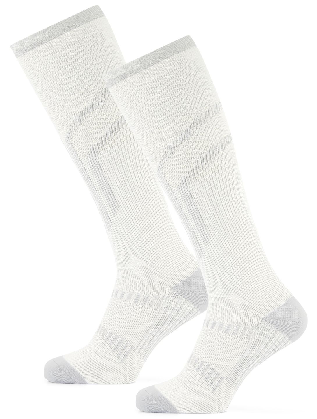 Poederbaas, Lightweight Functional Ski Socks 2-pack calcetines de esquí 2-pack unisex White blanco 