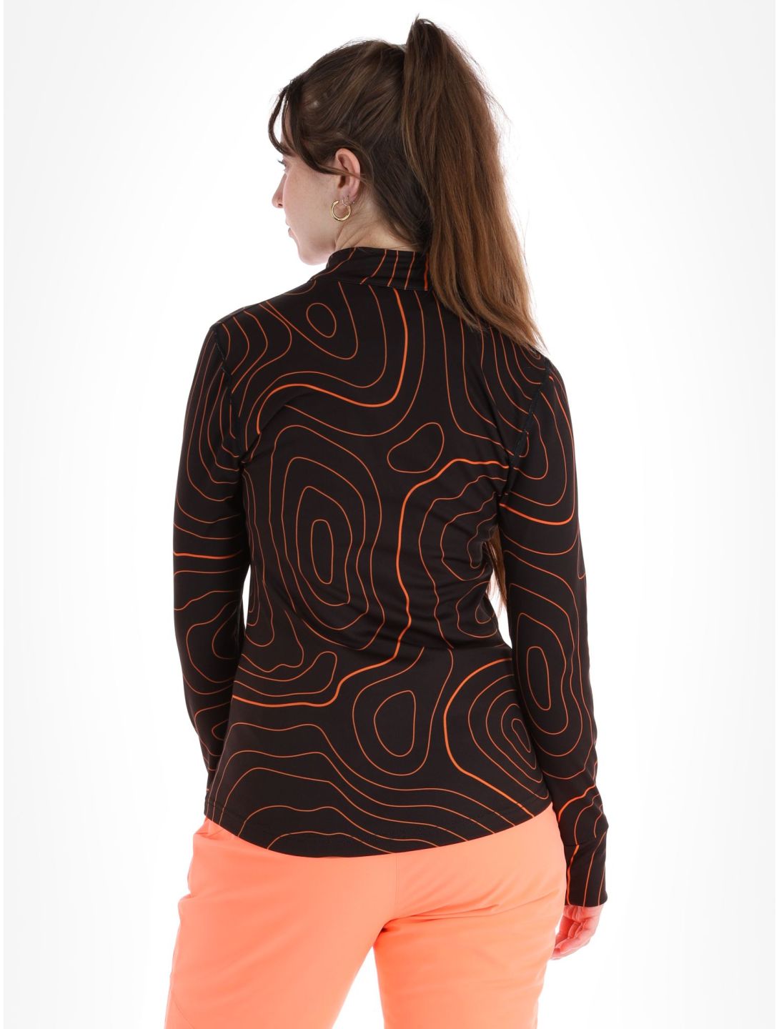 Poederbaas, Maps jersey mujeres Black Orange naranja, negro 